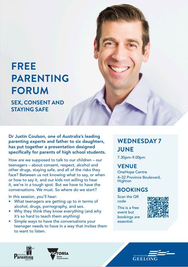 Parenting Forum - Sex Consent & Staying Safe