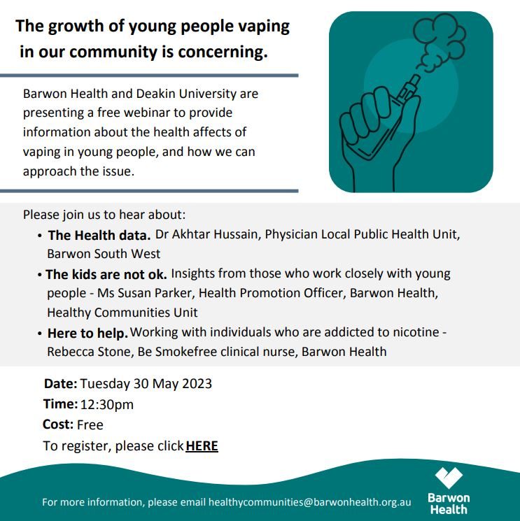 Health Affects of Vaping in Young People